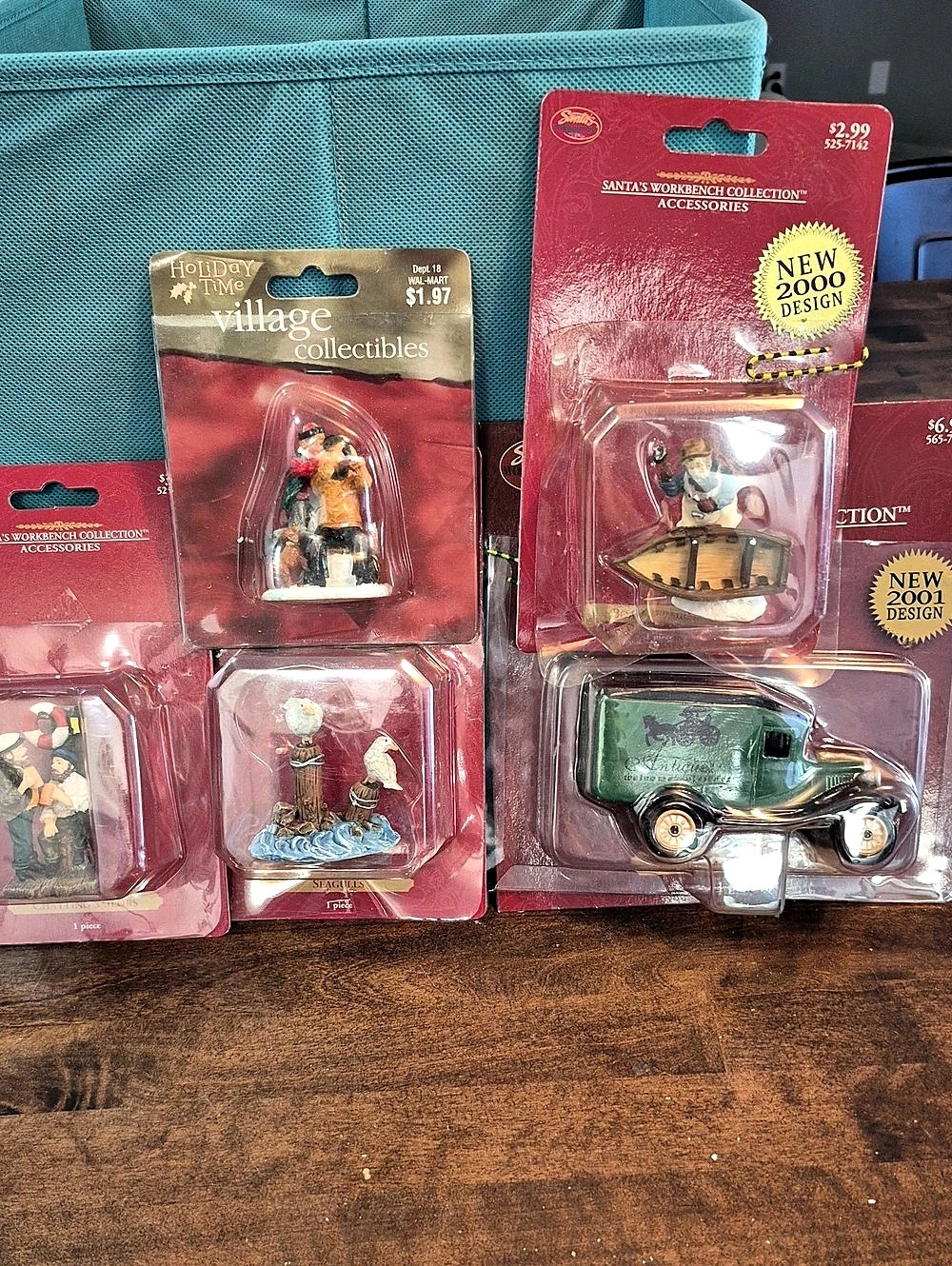 Holiday Time Santa's Workshop Holiday Collectibles Set